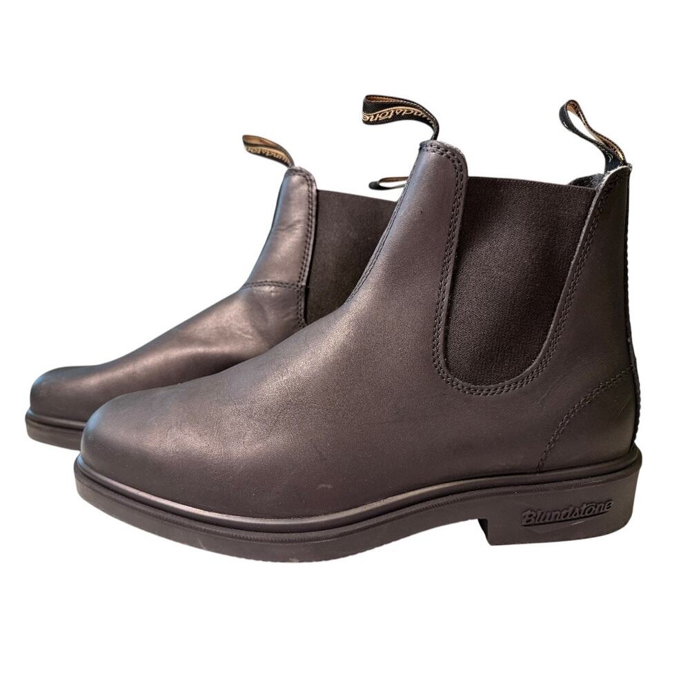 Blundstone Men's Black Leather Plain Toe Chelsea Boots Size 9